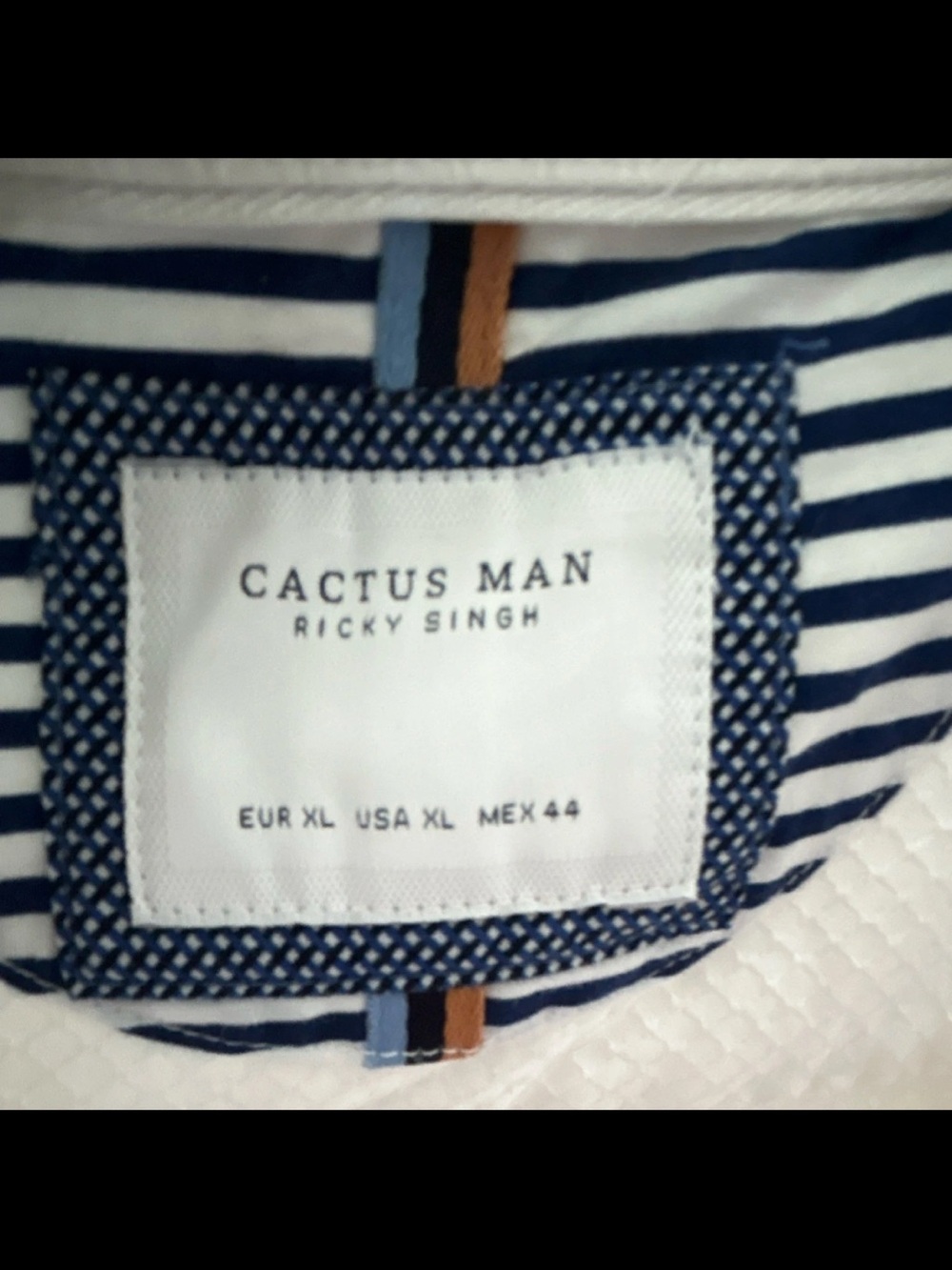 Cactus Man Ricky Singh Collar Shirt - White